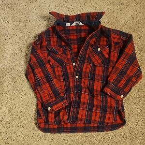 Woolrich Red and Black Checkered Jacket